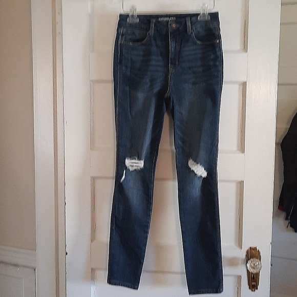 Rewash distressed high rise jeans - Picture 2 of 6